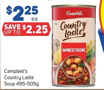 Foodland Campbell's Country Ladle Soup 495-505g offer
