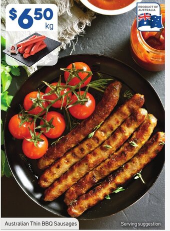 Foodland Australian Thin BBQ Sausages offer