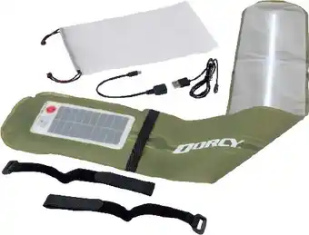 Anaconda Dorcy 250 lumen inflatable solar rechargeable tube light offer