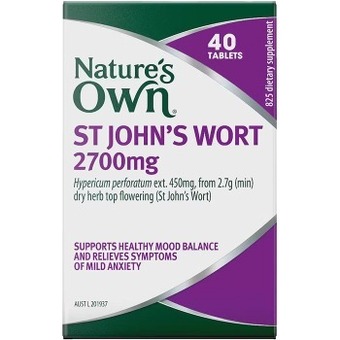 healthylife Nature's own st john's wort 2700mg 40 tablets offer
