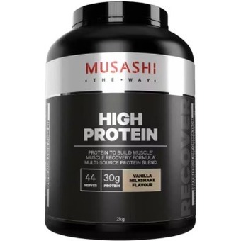 healthylife Musashi high protein vanilla milkshake 2kg offer