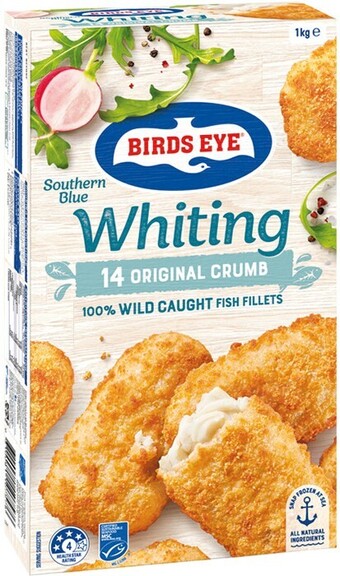 IGA Birds eye oven bake original crumb fish fillets 1kg offer