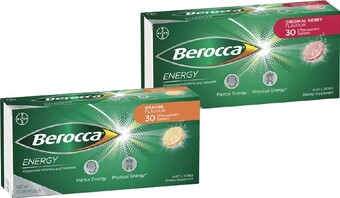 Berocca performance effervescent tablets 30 pack**