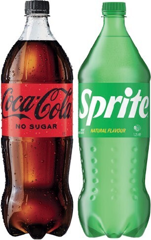 IGA Coca-cola, sprite or fanta 1.25 litre selected varieties offer