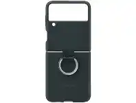 Officeworks Samsung Galaxy Z Flip3 Silicone Cover with Ring Green offer