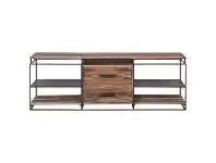 LivingStyles Nako Commercial Grade Reclaimed Timber & Iron 2 Drawer TV Unit, 160cm offer
