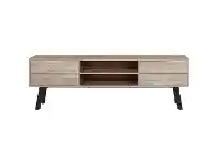 LivingStyles Trew Scratch Resistant 4 Drawer TV Unit, 180cm, Sonoma Oak offer