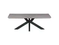 LivingStyles Trew Scratch Resistant Coffee Table, 120cm, Grey Oak offer