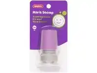 Officeworks Kadink Merit Stamp Purple Smiley Face offer