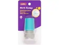 Officeworks Kadink Merit Stamp Teal Roar-some! offer