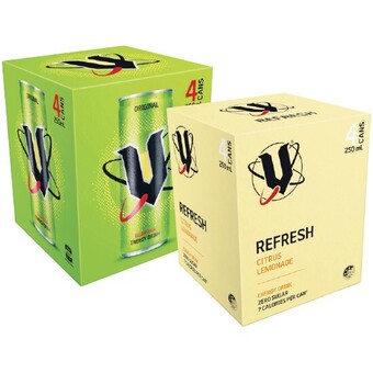 Woolworths V energy drink 4 x 250ml offer