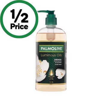 Woolworths Palmolive luminous oils hand wash 500ml offer
