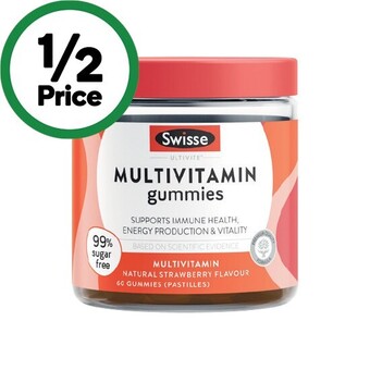 Swisse ultivite multivitamin gummies pk 60~