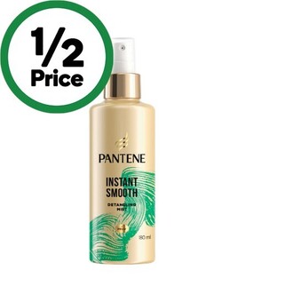 Woolworths Pantene instant smooth detangling mist 180ml offer