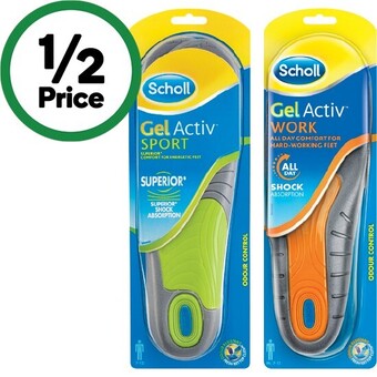 Woolworths Scholl gel activ insole pk 1 offer