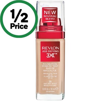 Woolworths Revlon age defying firm & lift make up spf20 30ml¥ offer