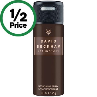 Woolworths David beckham body spray 150ml offer