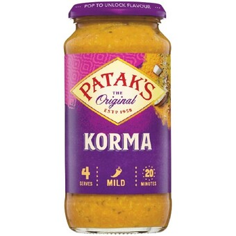 Woolworths Patak’s indian simmer sauce 450g offer