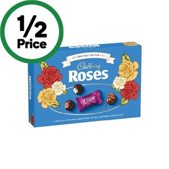 Woolworths Cadbury roses soft centres 420g offer