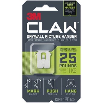 Woolworths 3m claw dry wall hanger 11 kg offer