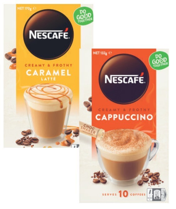 Nescafé coffee sachets 8 pack10 pack offer at Coles