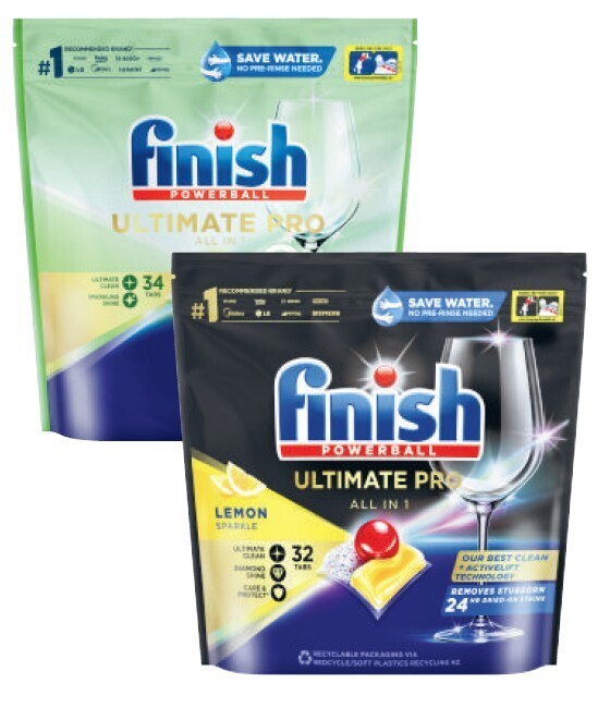 Finish quantum ultimate pro dishwashing tablets 32 pack or 0 34 pack