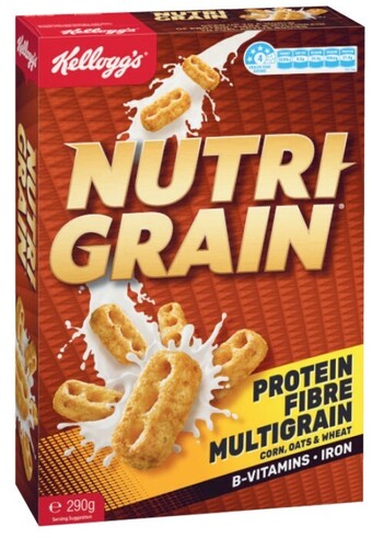 Coles Kellogg's nutri grain 290g offer