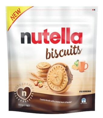 Coles Nutella cream biscuits 193g offer