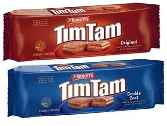 Coles Arnott's tim tam biscuits 165g-200g offer