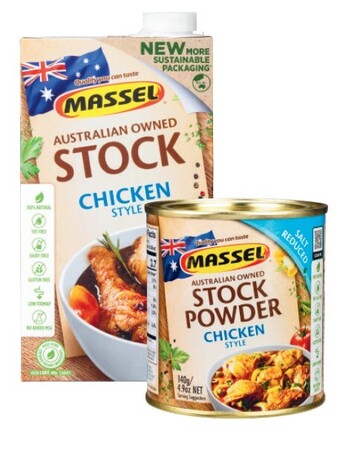 Massel gourmet liquid stock 1 litre or stockpowder 140g-168g