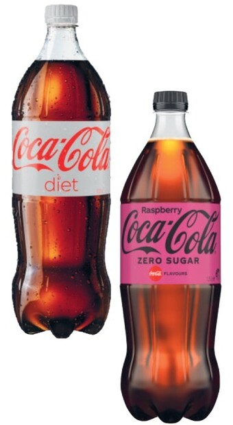 Coles Coca-cola, fanta or sprite soft drink 1.25 litre offer