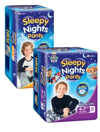 Coles Babylove sleepy night pants 8 pack-12 pack offer
