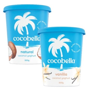 Coles Cocobella coconut yoghurt 500g offer