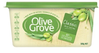 Coles Olive grove classic dairy margarine 500g offer