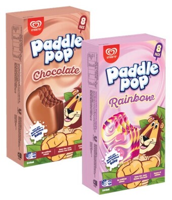 Coles Streets paddle pop 544ml offer