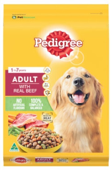 Pedigree dog 2025 food coles