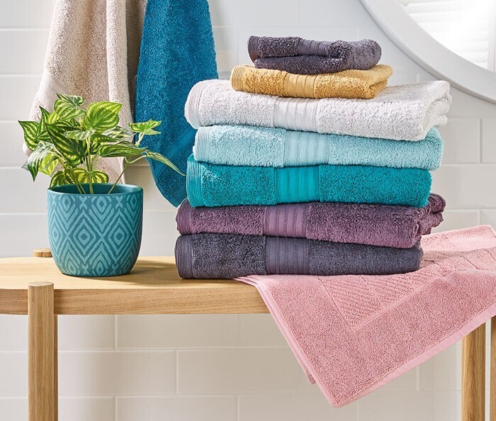 Koo egyptian towel range offer at Spotlight