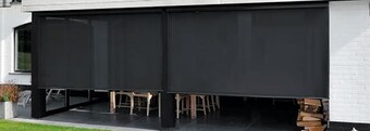 Spotlight 50% off outdoor retractable sunscreen blinds offer