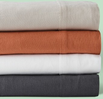 Spotlight Koo loft linen cotton sheet set offer