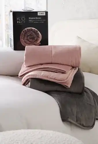 Spotlight 60% off koo elite plain weighted blanket offer
