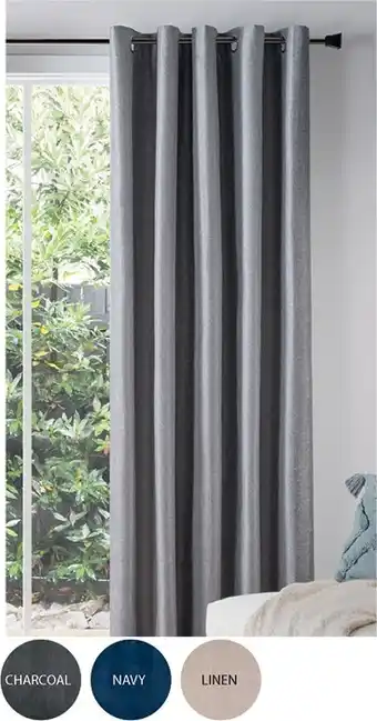 Spotlight 40% off contempo blockout eyelet curtains offer