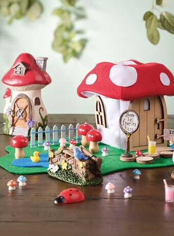 20% off fairy garden & fairy village ranges