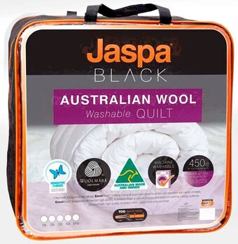 Spotlight Jaspa australian wool washable quilt offer