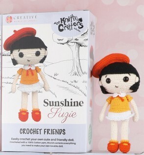 Knitty critters sunshine suzie crochet doll kit
