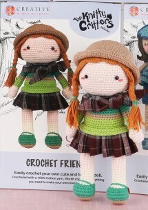 Knitty critters lovely laura crochet doll kit