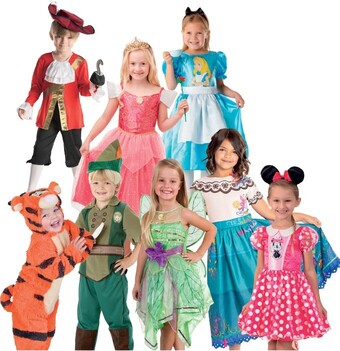 Spotlight Disney kids costumes offer