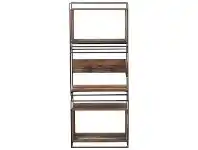 LivingStyles Nako Commercial Grade Reclaimed Timber & Iron Display Shelf offer