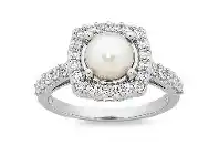 Bevilles Jewellery June Birth Colour Cubic Zirconia Swarovski Ring offer