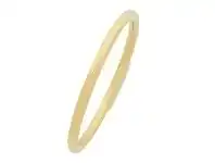 Bevilles Jewellery 9ct Yellow Gold Silver Infused Golf Bangle offer
