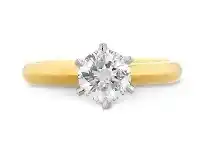 Bevilles Jewellery Facets of Love Tia Brilliant Love 18ct Yellow Gold 0.50ct Diamond Ring offer